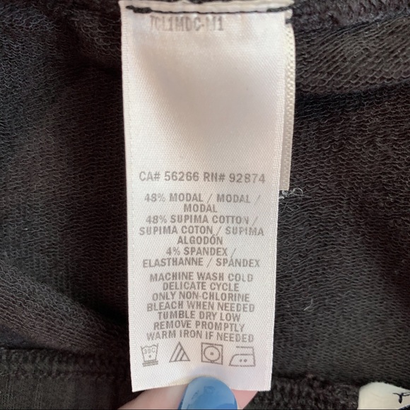 Splendid Black Cotton Leggings - Size Small - Picture 3 of 4